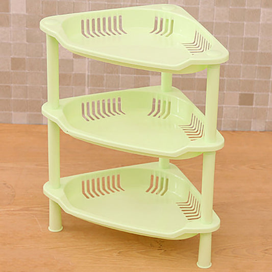 3 Layers Bathroom Standing Shelf Bathroom Stand PP Land Installation Bathroom Rack Storage Shelves for V1294-YM0523-3117220044413