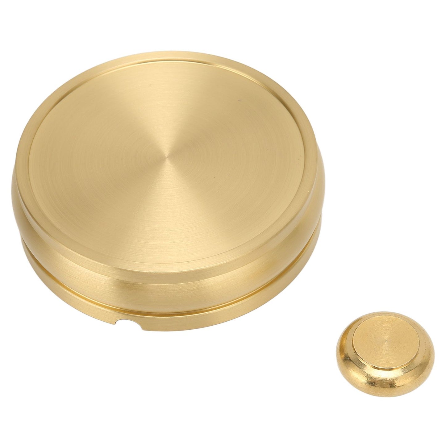 Copper Cigarette Ashtray Rust Proof Anti Corrosion Simple Modern Style Ashtray for Home Office Bar Cafe Hotel V1294-YM0523-3117220061111