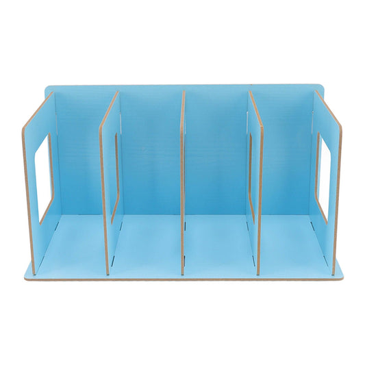 Desk Book Rack Space Saving Wooden Card Magazine Holder DIY Desktop Bookshelf for Student Adult V1294-YM0523-3117220076911