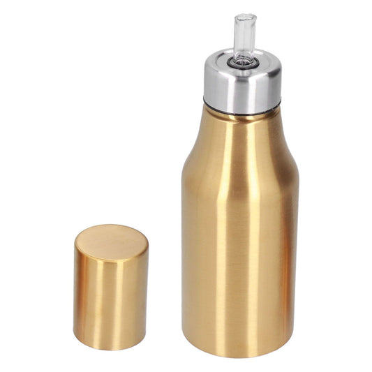 Stainless Steel Olive Oil Dispenser 500ML Leak Proof Dust Proof Kitchen Olive Oil DecanterGold V1294-YM0523-3118210297412