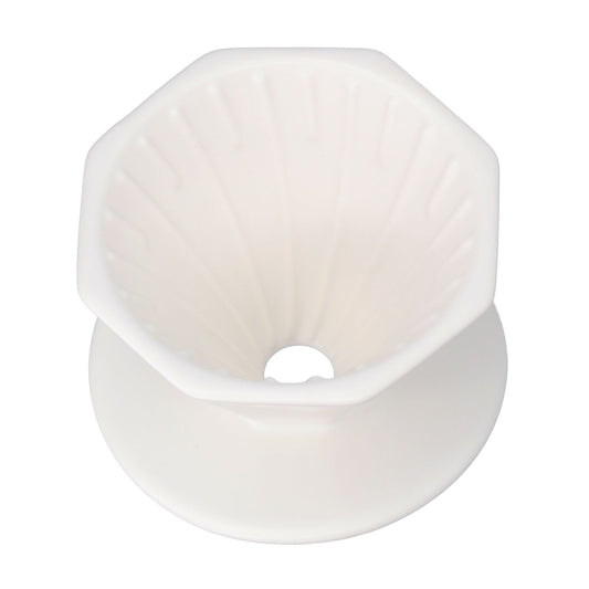 Coffee Dripper Ceramic Convenient Reliable Exquisite Portable Size Simple Design Pour Over Coffee DripperWhite V1294-YM0523-3118210311111