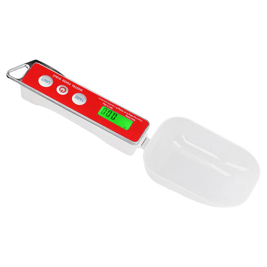 Digital Spoon Scale Household Portable Stainless Steel Kitchen Baking Scale for Flour Tea Spices 500g/0.1gRed V1294-YM0523-3118210315612