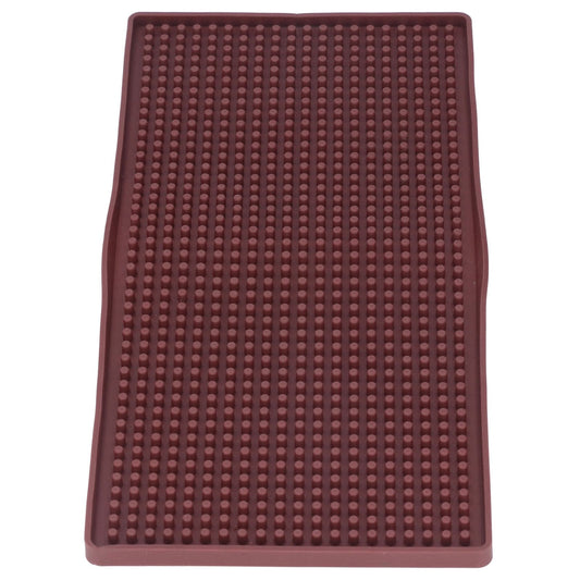Bar Mat Premium Food Grade Silicone Heat Resistant Durable Odorless Nonslip Soft Flexible Coffee Bar MatBrown V1294-YM0523-3118220005012