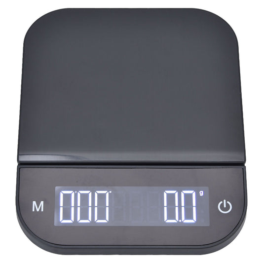 Coffee Scale Maximum 3KG Large LED Backlit Dual Units USB Charging Timing Function High Accuracy Kitchen Scale V1294-YM0523-3118220013811