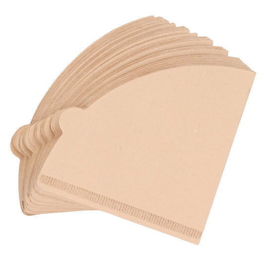 100PCS Coffee Filter Paper Cone Shaped Disposable Coffee Strainer Paper Natural Filter Paper AccessoryV60 V1294-YM0523-3118220028412