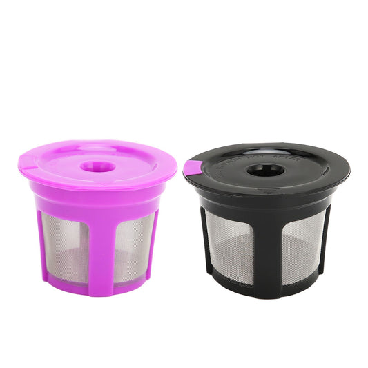 2Pcs Coffee Capsule Reusable Refillable Plastic Coffee Pod Filter for Home Kitchen Shop V1294-YM0523-3118220053111