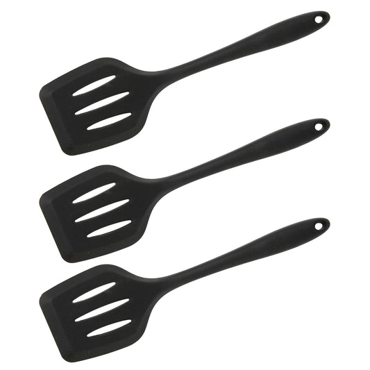 3Pcs Silicone Spatula Easy Cleaning Odorless Food Grade Silicone Slotted Turner Spatula Multifunctional V1294-YM0523-3118220053211