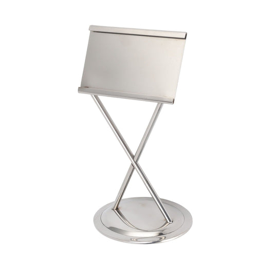 Business Card Holder Stainless Steel Elegant Style Antioxidant Durable Stable Name Card Holder for Office V1294-YM0523-3118220062611
