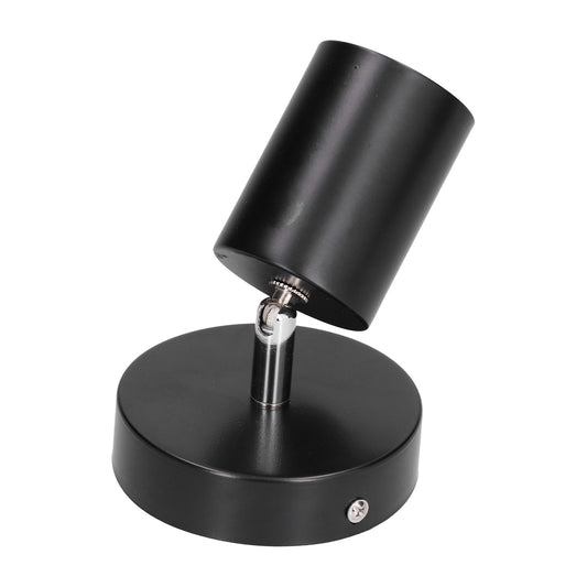 GU10 Spotlight Base Single Head Wrought Iron Adjustable Track Light Holder for Bedroom Shopping Mall V1294-YM0523-3119210250711