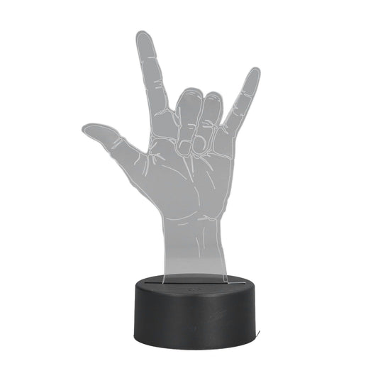 3D Sign Language I Love You Night Light Touch Control Adjustable USB Or Battery Powered Night Light for V1294-YM0523-3119210273011