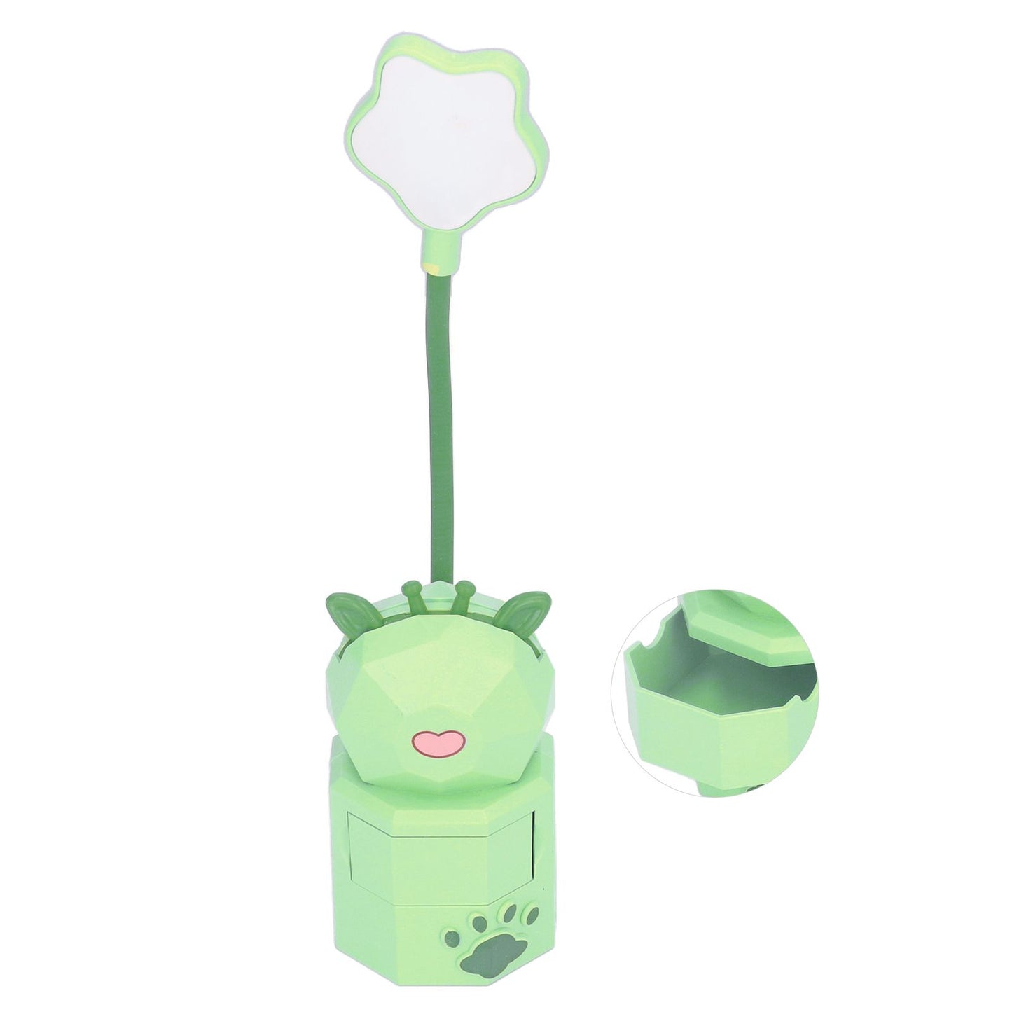 Kids Reading Light Cute Design USB Charging Warm Light 360 Degrees Gooseneck Adjustment Safe Material Kids V1294-YM0523-3119220006813