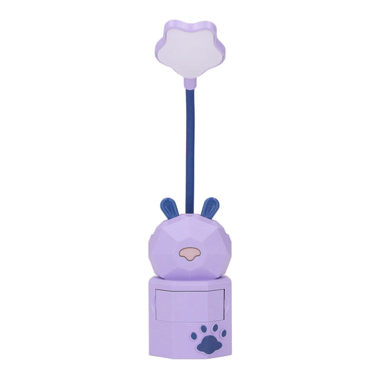 Kids Reading Light Cartoon Bunny USB Charging Omnidirectional Gooseneck Safe Durable Storage Box Warm Light V1294-YM0523-3119220007212