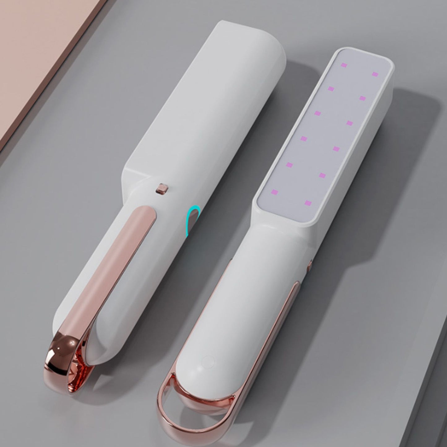 Handheld UVC Light 7W Efficient Rechargeable Handheld Portable White UV Cleaner Light LED Disinfection Lamp V1294-YM0523-3119220056811