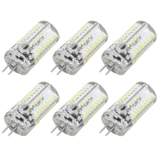 6 Pcs G4 LED Bulbs Bi Pin Base Light Bulbs 5W LED Corn Bulbs for Landscape Lighting Home Lighting Pure White V1294-YM0523-3119220065712