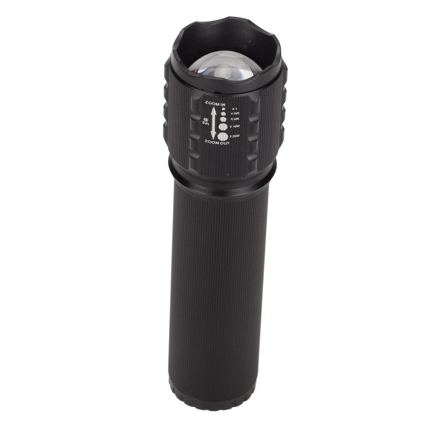 Mini Flashlight Strong Light 3 Modes Telescopic Zoom Portable Rechargeable for Camping Emergency Outdoor V1294-YM0523-3119220066811