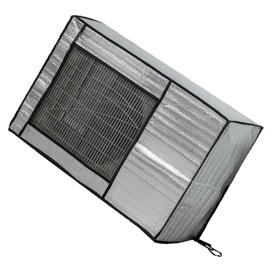 Outside Air Conditioner Cover Waterproof Dustproof Sunscreen AC Unit Cover for Home Hotel Office Building 2P