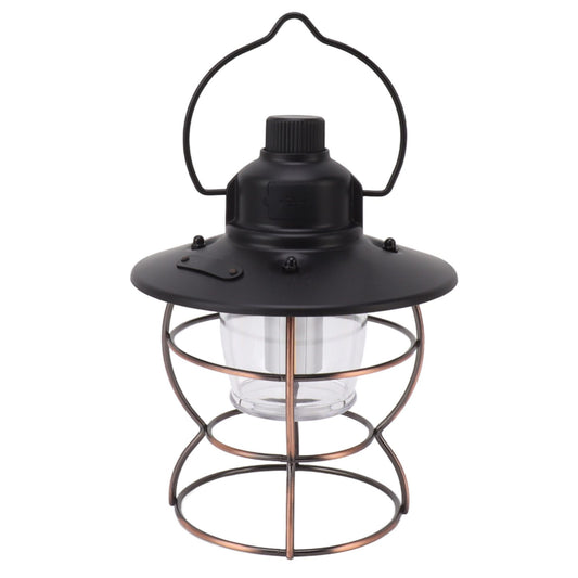 LED Camping Lantern Portable 3 Light Modes USB Charge Stepless Dimming LED Vintage Lantern for Hiking Camping Emergency