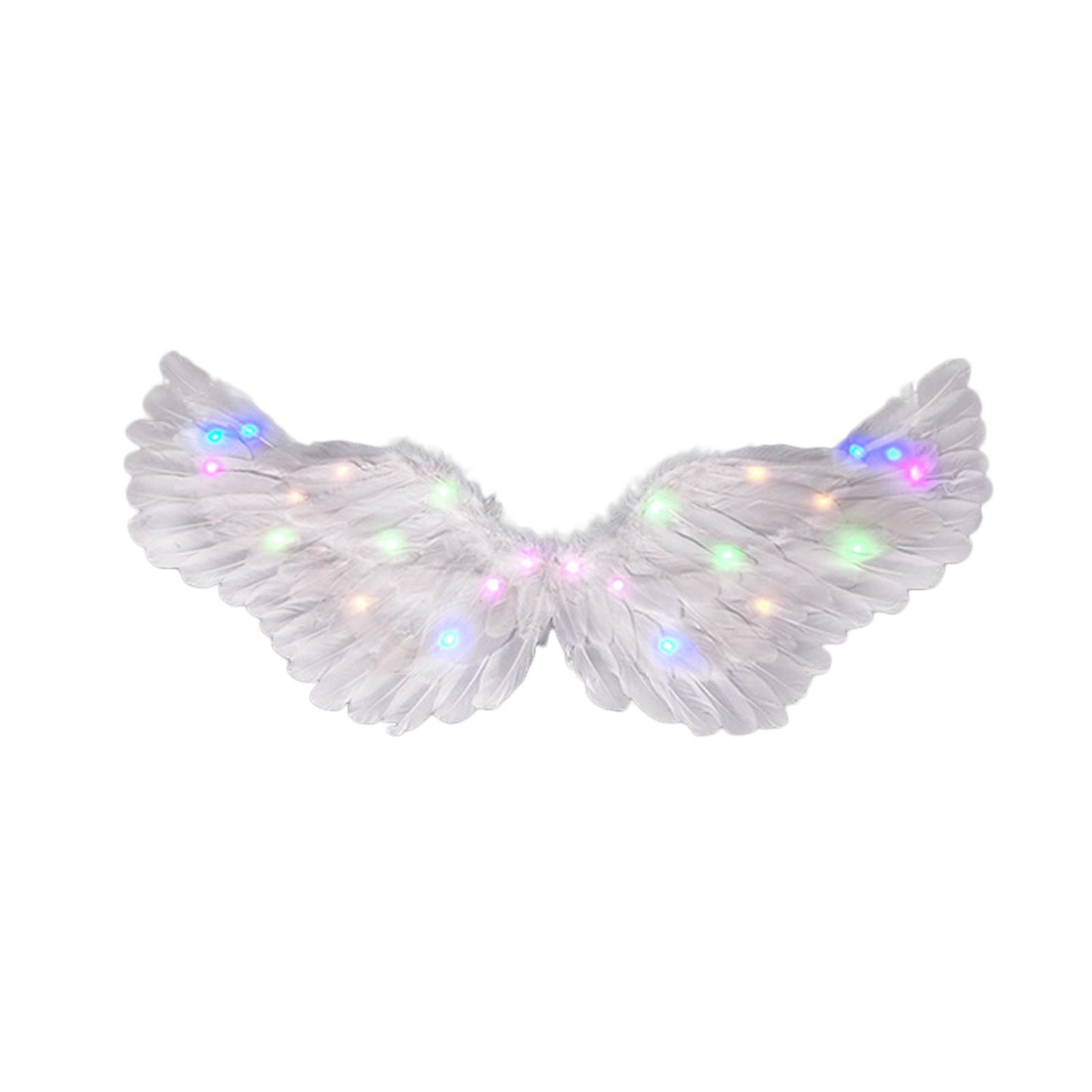 Glowing Angel Wings with LED String Lights Halloween Party Cosplay Costume Accessories Props V1294-YM221001YF64-5-0421