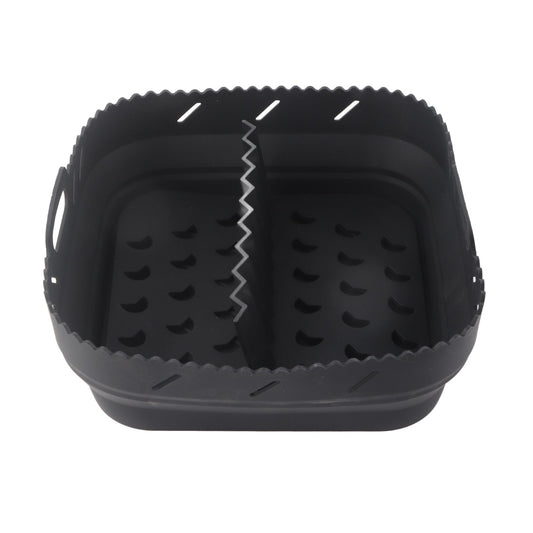 Square Air Fryer Silicone Baking Pan with Silicone Mat Air Fryer Pan V1294-YM221014LD02-2-0421