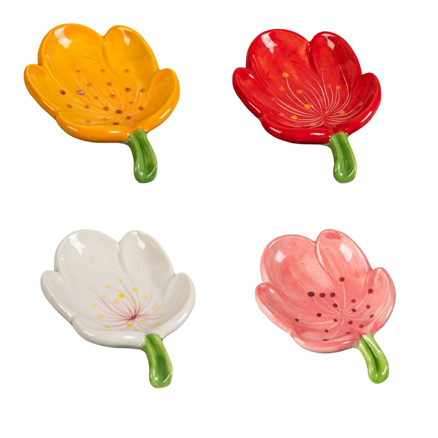 Ceramic Leaf Soap Box Drain Soap Shelf Soap Holder Soap Dish Tray V1294-YM221126HJ04-4-0421
