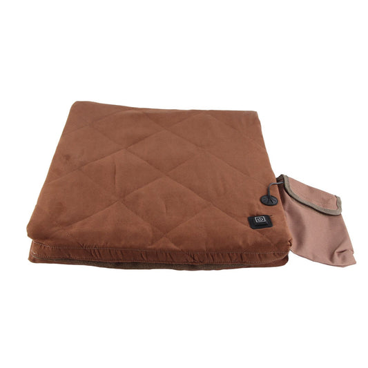 Electric Heating Seat Cushion Foldable Stadium Seats Heated Cover Pads with Backrest for Camping Fishing V1294-YM3111220254313-0421
