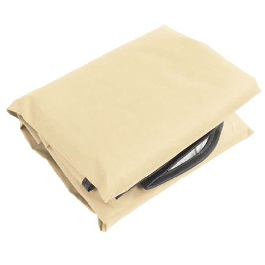 Swing Canopy 210D Silver Coated Oxford Waterproof UV Proof for Outdoor Patio Yard Chair 142x120x18cm Beige V1294-YM3111220262413-0421