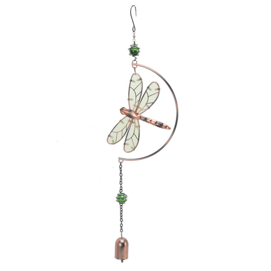Dragonfly Wind Chimes Waterproof Beautiful Melody Iron Hanging Ornaments for Home Decoration V1294-YM3111220267711-0421