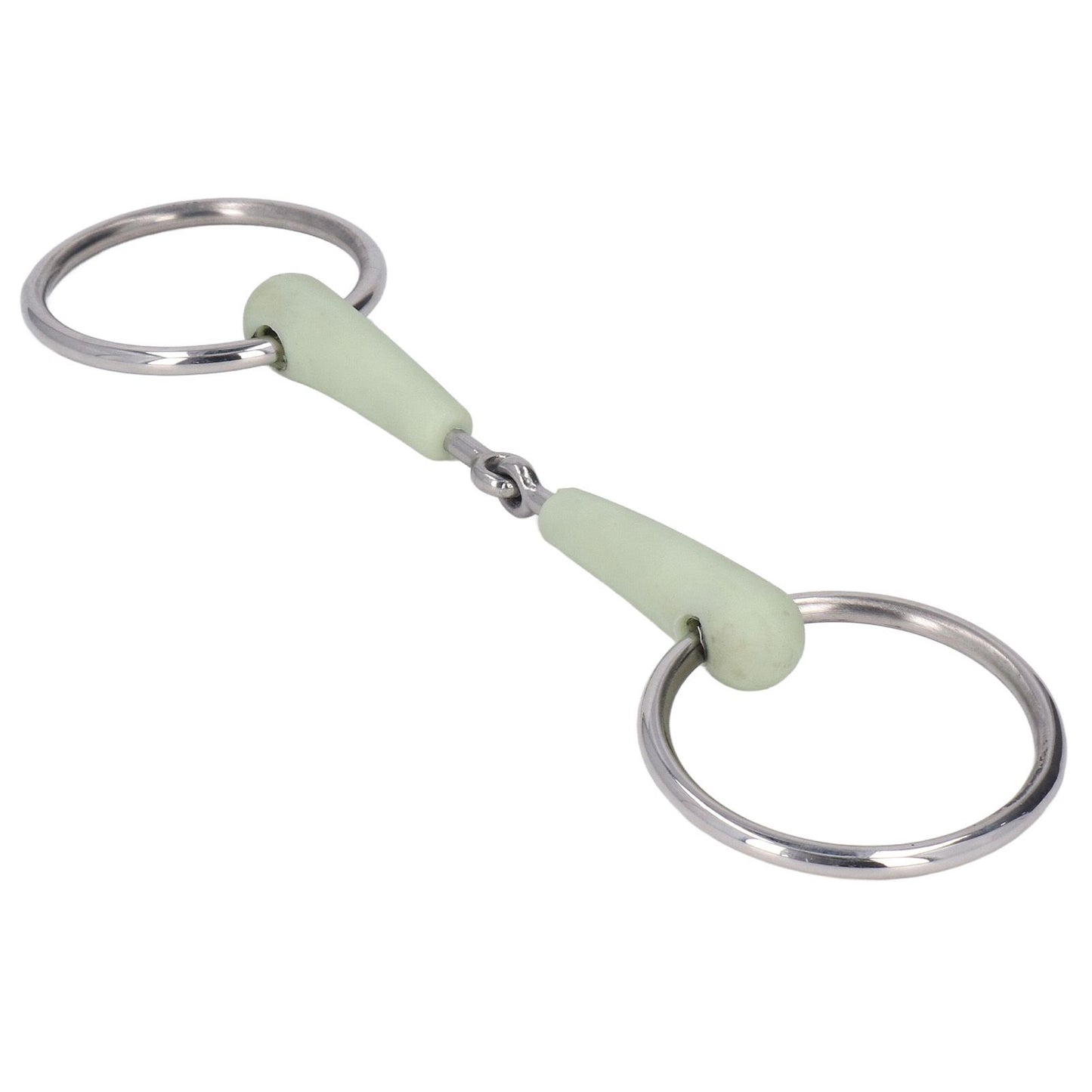 130mm Horse Mouth Snaffle with Chain Stainless Steel Horse Bit for Equestrian Training Equipment V1294-YM3111220273911-0421