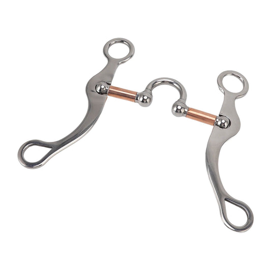 Horse Snaffle Bit Stainless Steel Rose Gold Plated Horse Gag Loose Ring Outdoor Garden Cultivation Horse V1294-YM3111220274211-0421