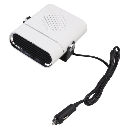 Car Heater Portable Fast Heating 360 Degree Rotation Car Heater Windscreen Defroster Defogger 12V White V1294-YM3113220209811-0421