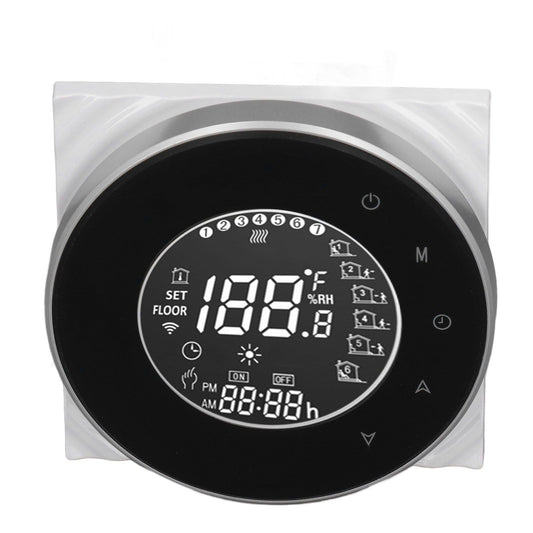 Smart Floor Heat Thermostat Voice Phone Control LCD Touch Screen WiFi Thermostat for Electric Heating Systems V1294-YM3113220223511-0421
