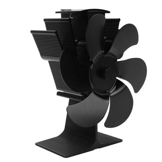Heat Powered Fireplace Fan Non Electric Self Starting Stove Fan High Temperature Resistant Energy Saving Fan V1294-YM3113220250111-0421