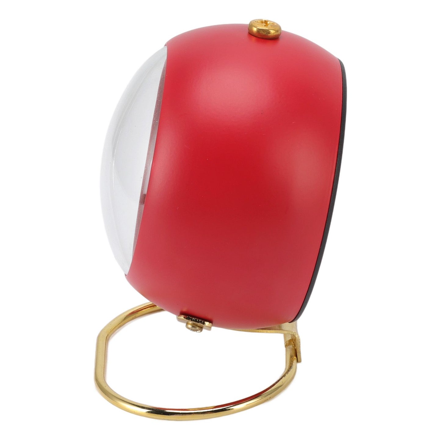 Retro Alarm Clock Silent Decorative Round Ring Base Small Quartz Alarm Clock with Ambient Night Light for V1294-YM3115220104011-0421