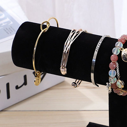 Jewelry Display Stand Simple Fashionable Bracelet Scrunchies Holder for Home Jewelry Store Showcase Black V1294-YM3117220219912-0421