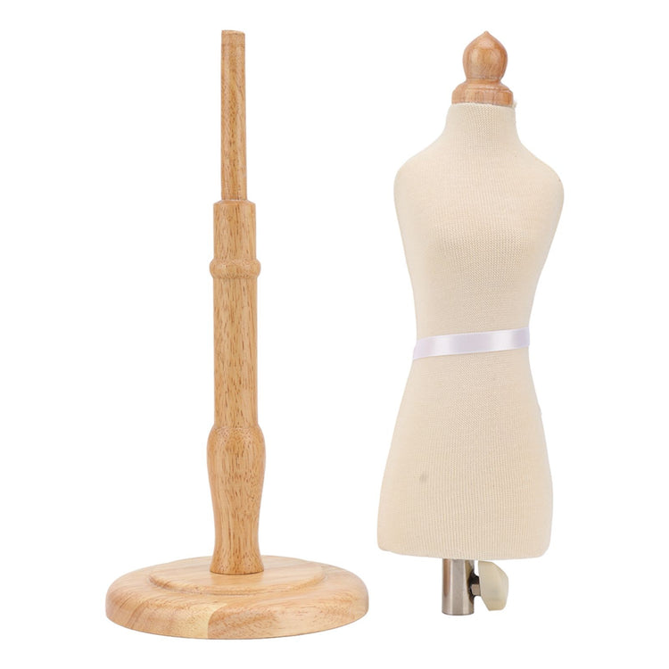 Female Dress Form Professional Beech Wood Durable Sewing Dress Form with Wooden Base for Clothing Dress V1294-YM3117220224111-0421