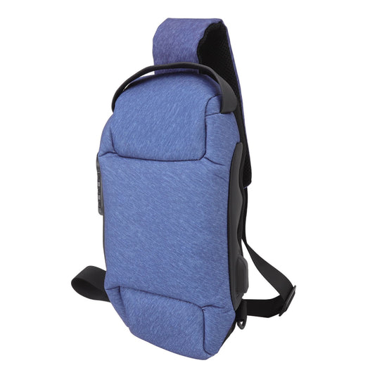 Sling Bag Waterproof Anti Theft with Combination Lock Anti Scratch Sports Single Shoulder Chest Bag Blue V1294-YM3117220231812-0421