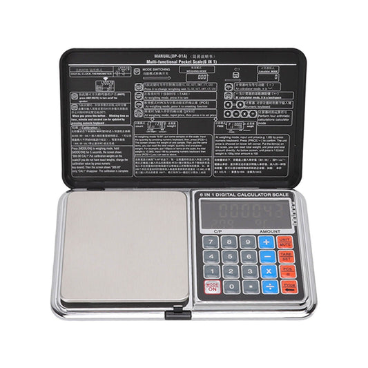0.01/100G Digital Calculator Scale Kitchen Scale Baking Food Precise Scale with White Light Backlit Screen V1294-YM3118220243511-0421