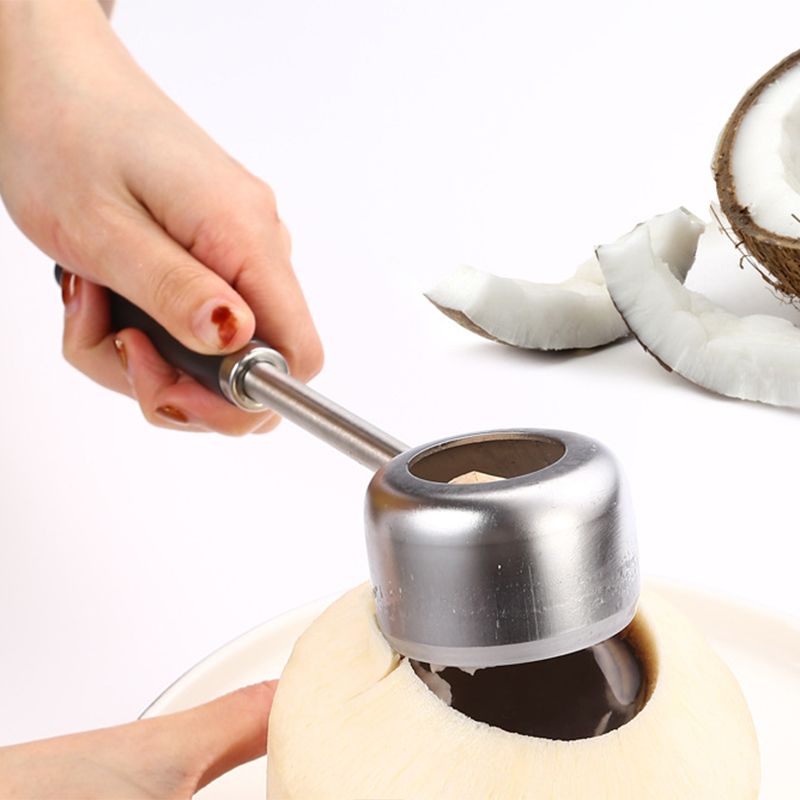 Coconut Opening Tool Opener Tool Safe Easy to Open Young Coconuts for Home Hotel Coconut Opener 275x60mm V1294-YM3118220250912-0421