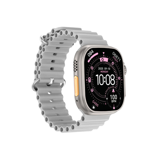 DT Ultra 4 Smart Watch Full Touch Screen Fitness Tracker for Men Women, White V1300-DT-ULTRA4-WHITE