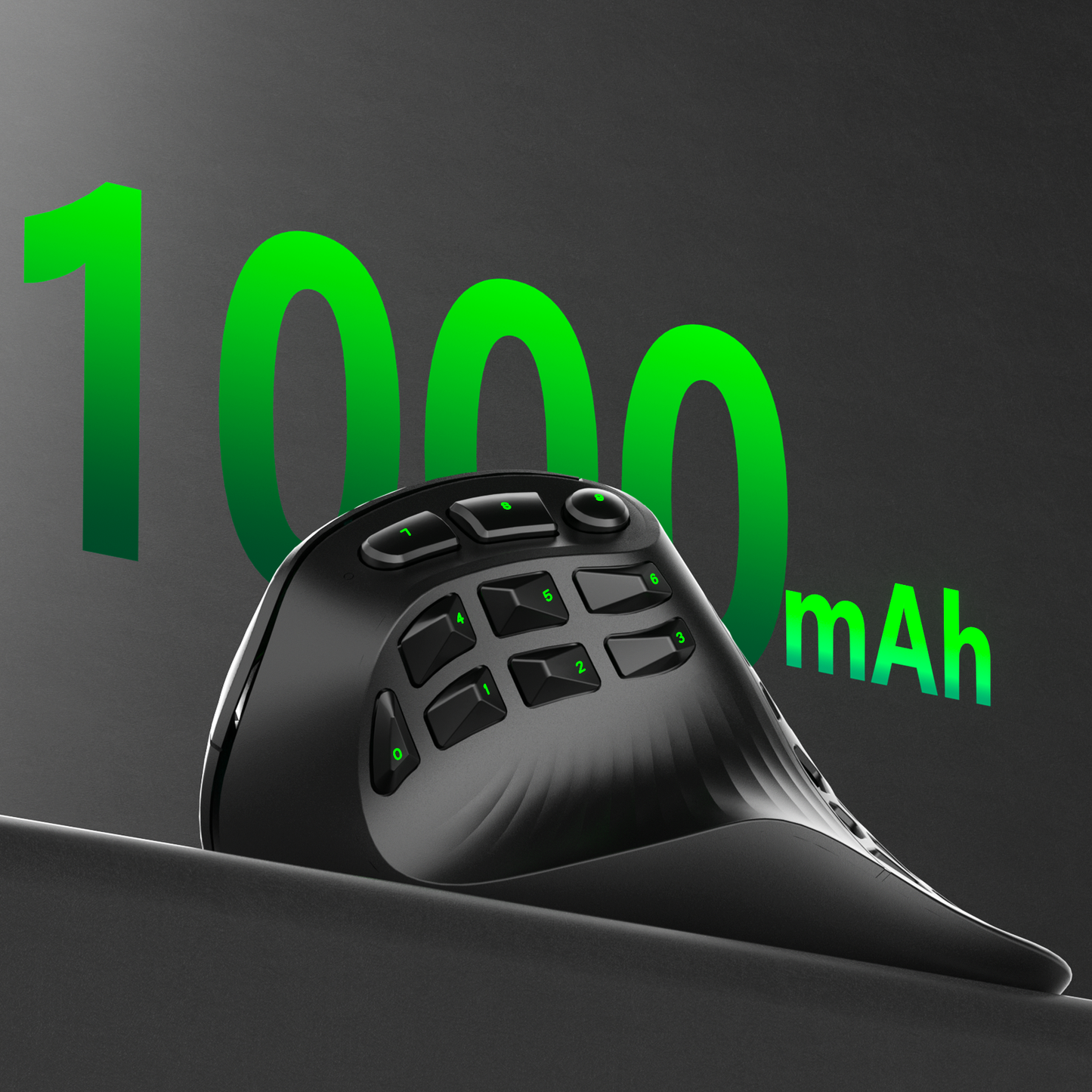 Solakaka E9 3 Mode Vertical Ergonomic Mouse, black V1300-E9-BLACK