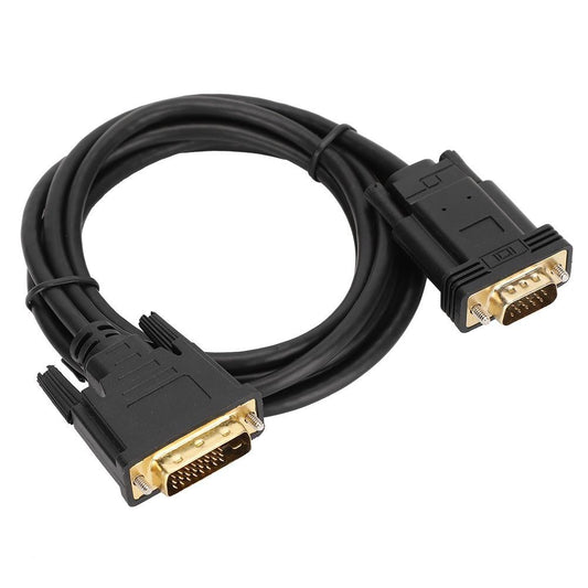 HD Video Computer Accessory Adapter Cord 1080P DVI to VGA Male 2?Meter for V1301-98940330