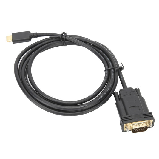 A0105 USB 3.1 TypeC to VGA Male Adapter Adapter 1.8M Cord Computer Accessor V1301-98940334