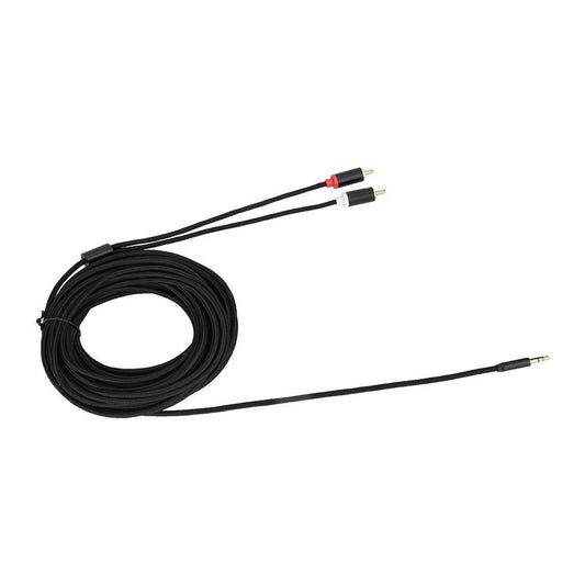 3.5mm Audio Plug to 2RCA Gold Plated Microphone for Mobile Phone 10M V1301-98940359