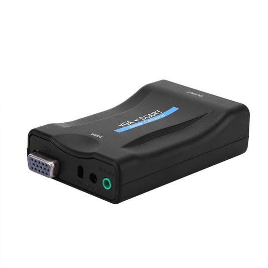 VGA to SCART Video Audio Adapter Adapter USB With Remote Control V1301-98946134
