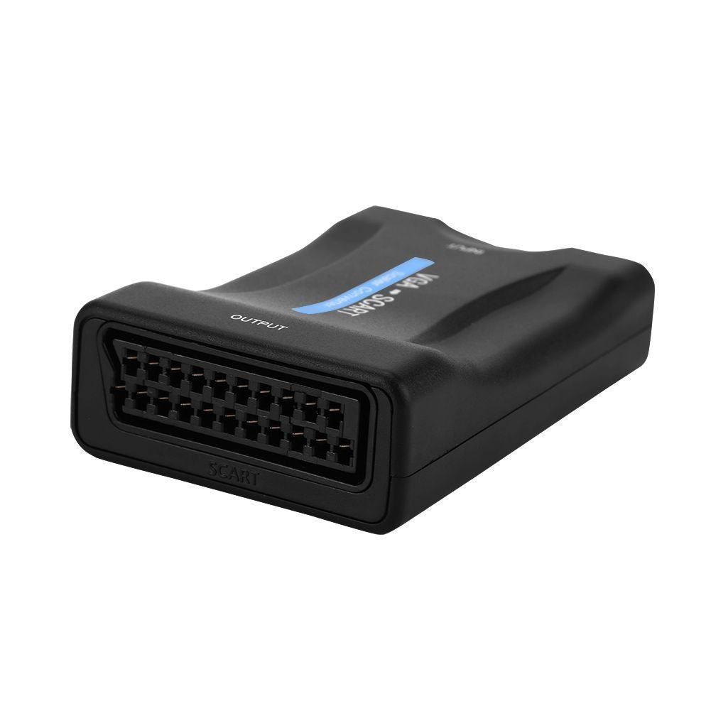 VGA to SCART Video Audio Adapter Adapter USB With Remote Control V1301-98946134
