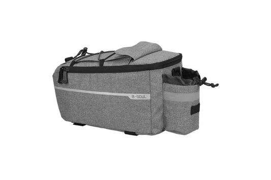 Cycling Rear Rack Water-resistant Storage Bottle Luggage Bag Bike Rear Pannier Bag - Grey V1308-DSZKI-15-1