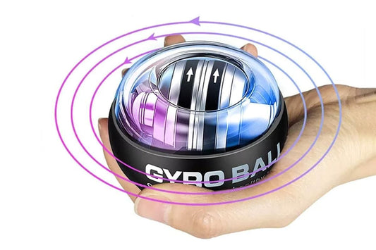 LED Wrist Ball Trainer Auto-Start Wrist Strengthener Gyroscopic Forearm Exerciser Gyro Ball for Strengthen V1308-DSZKI-163-2