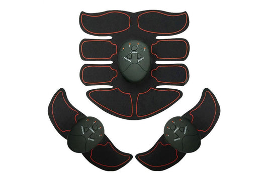 3Pcs Muscle Training ABS Stimulator Stimulator -Red V1308-DSZKI-182-2