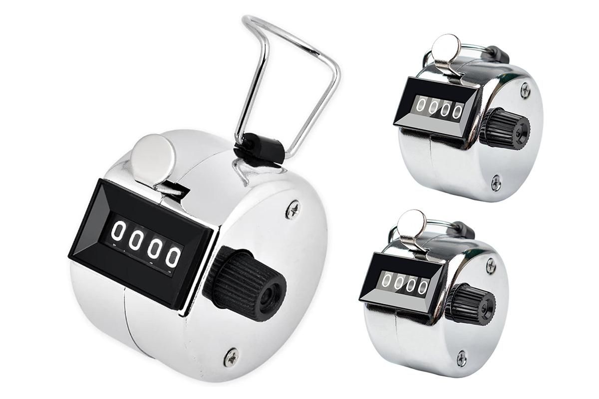 4 Digit Number Clicker Golf Hand Tally Counter V1308-DSZKI-193