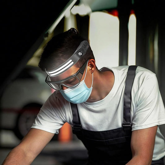 Rechargeable Head Torch Motion Sensor USB Headlamp for Outdoor Activities V1308-DSZKI-214